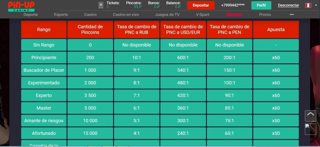 monedas de bonificación de casino